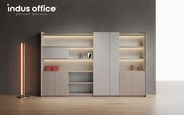 Rangement de Bureau JD01-B01 - Bois & Professionnel