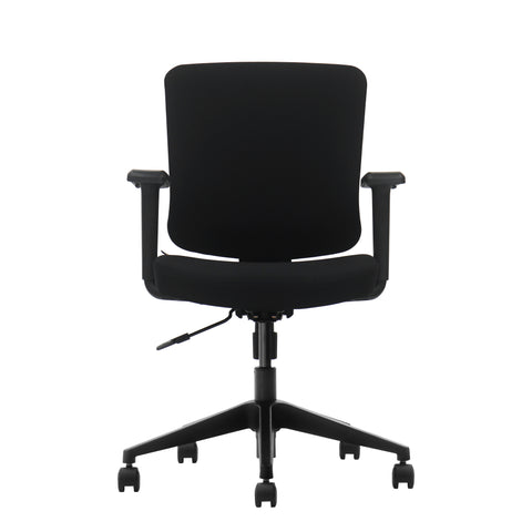 Chaise de bureau en tissu T-081B-2 à accoudoirs réglables
