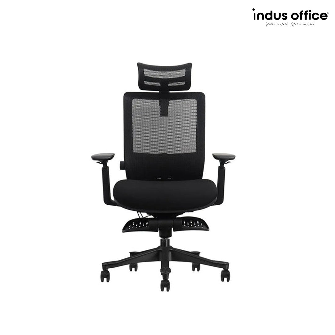 Chaise de Bureau SM6F-BHL - Ergonomique & Réglable | Indus Office Maroc | Indus Office Maroc