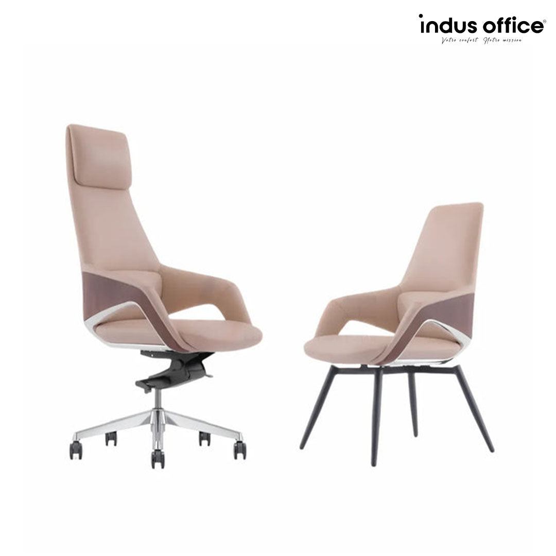 Fauteuil de Direction HIRAM - Cuir & Design