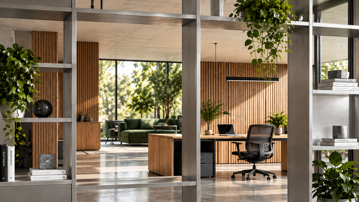 Espace de travail, illustration de l’univers INDUS Office