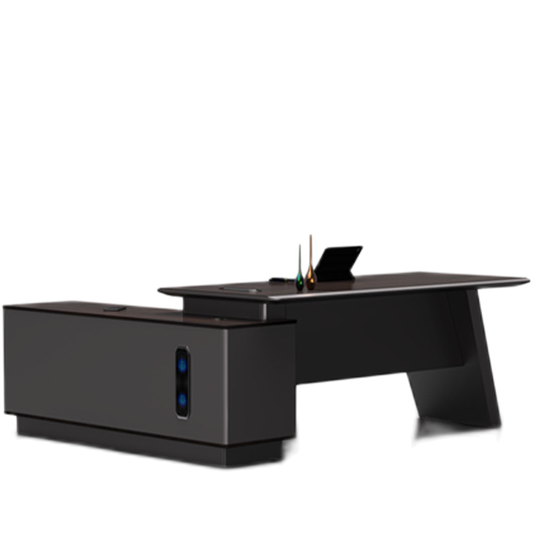 Bureau de Direction JA-A03 - Cuir & Design | Indus Office Maroc