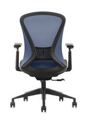 Chaise de bureau K2-BM-07 — Finition bleue