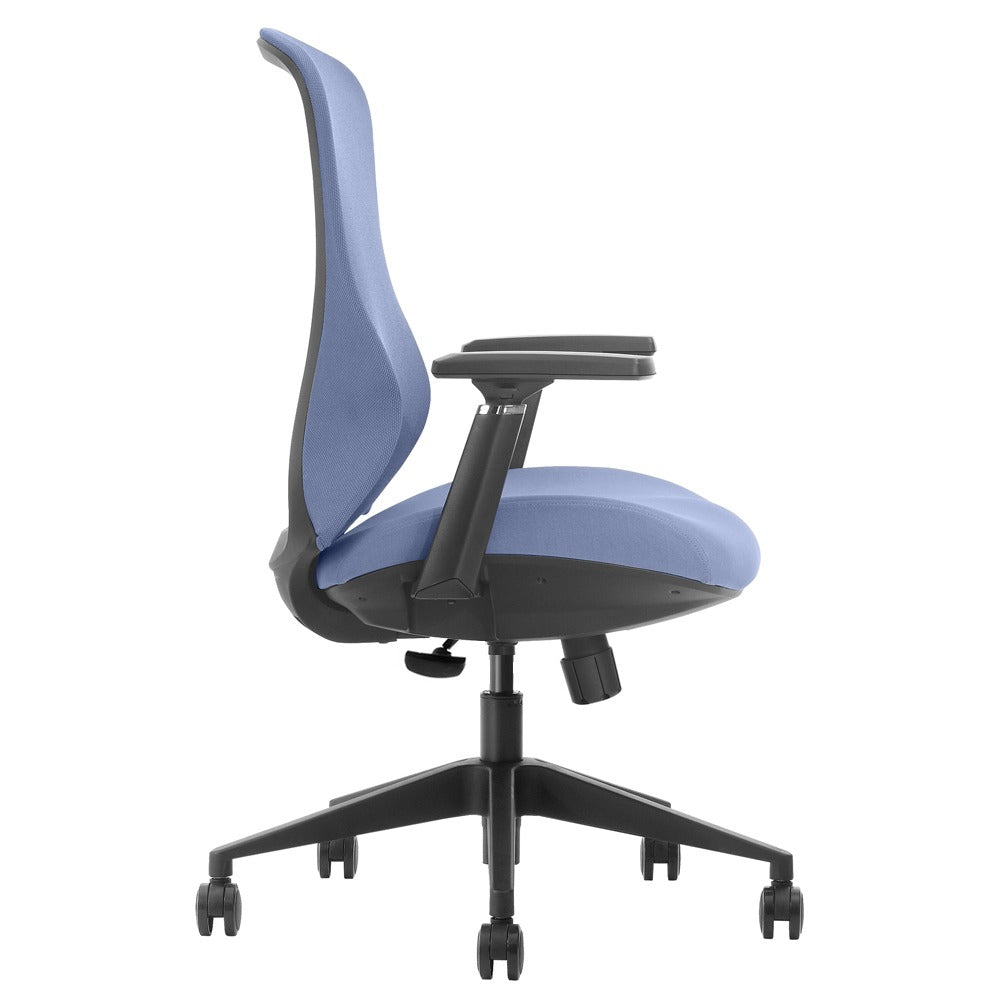 Chaise de bureau K2-BM-07 — Finition bleue