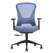 Chaise de bureau K2-BM-07 — Finition bleue