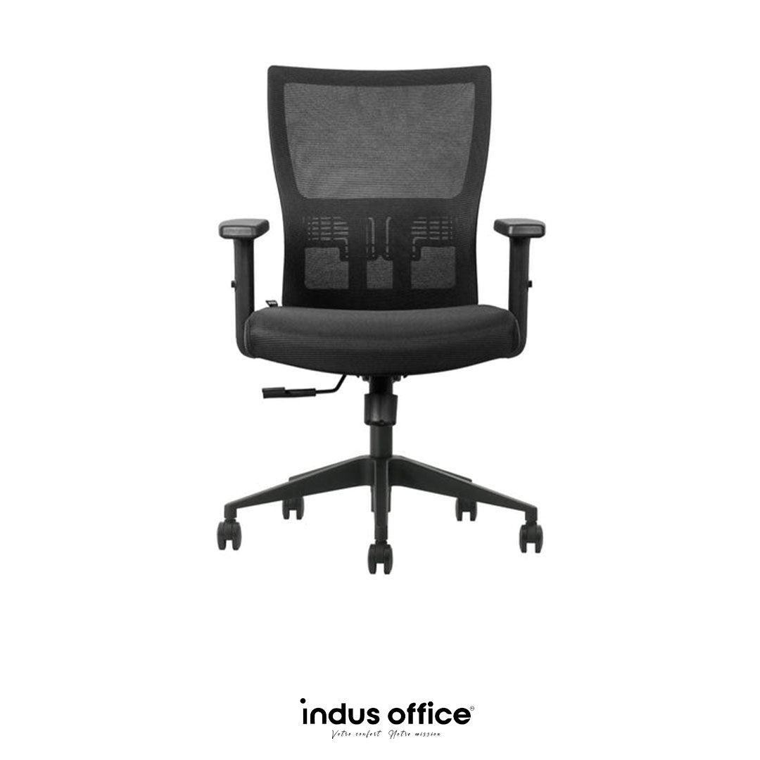 Chaise de Bureau GM1-BM-02 - Ergonomique & Synchro | Indus Office Maroc | Indus Office Maroc